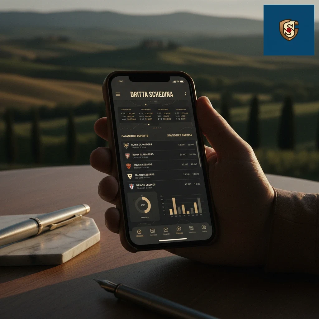 Interfaccia mobile per tornei